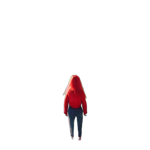 jacket, hair, dress, creature transparent PNG cut-out