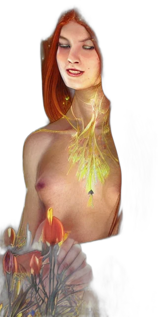 jewelry, staff, hair, dress transparent PNG cut-out