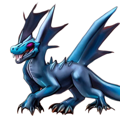 dragon, creature, animal, staff transparent PNG cut-out