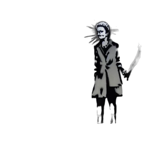 staff, jacket, weapon, creature transparent PNG cut-out