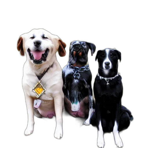 staff, animal, 3d render, photorealistic transparent PNG cut-out