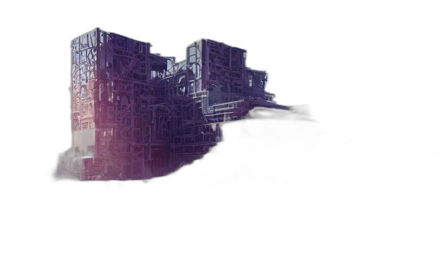 robot, building, mask, weapon transparent PNG cut-out