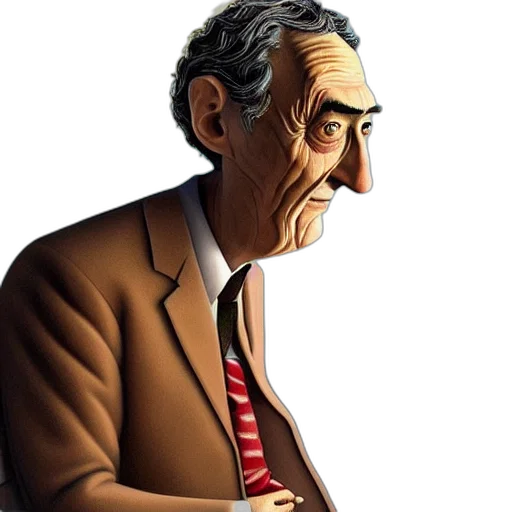 face, staff, jacket, concept art transparent PNG cut-out
