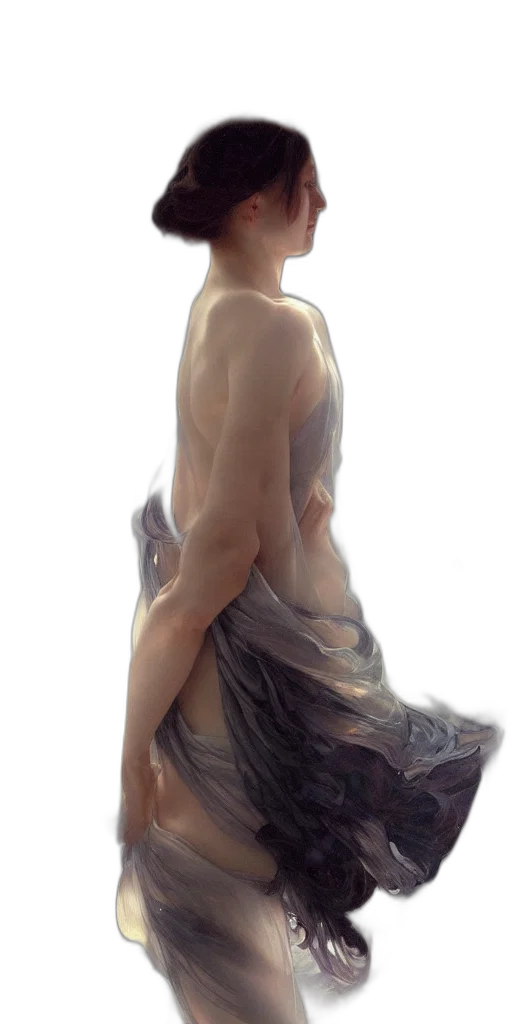 dress, jewelry, face, creature transparent PNG cut-out