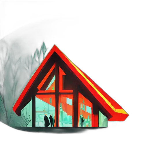 building, concept art, 3d render, fantasy art transparent PNG cut-out
