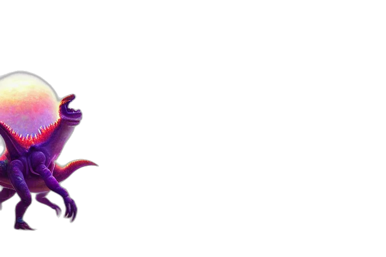 dragon, creature, animal, staff transparent PNG cut-out
