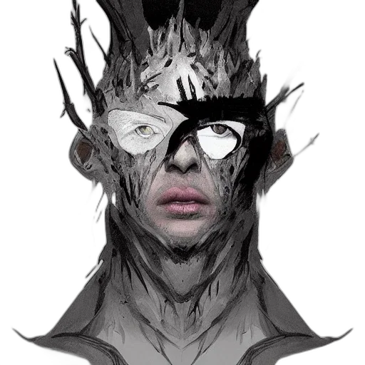 mask, face, crown, creature transparent PNG cut-out