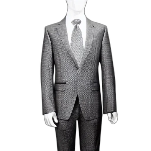 jacket, staff, robot, 3d render transparent PNG cut-out
