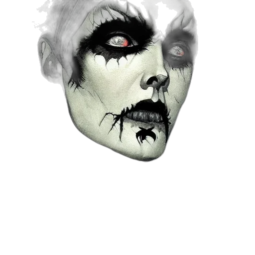 mask, face, creature, crown transparent PNG cut-out