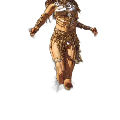 staff, jewelry, robot, dress transparent PNG cut-out