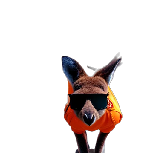 animal, mask, jacket, staff transparent PNG cut-out