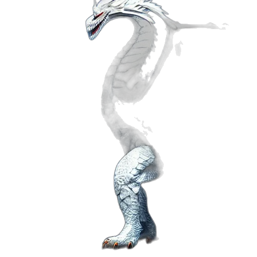 dragon, creature, animal, staff transparent PNG cut-out