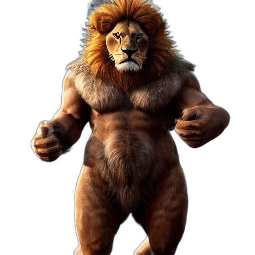 animal, creature, concept art, 3d render transparent PNG cut-out