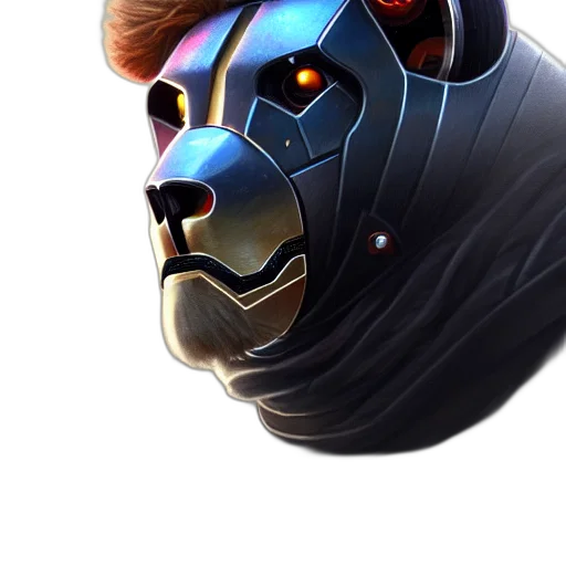 mask, face, robot, crown transparent PNG cut-out