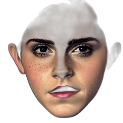 face, mask, robot, creature transparent PNG cut-out