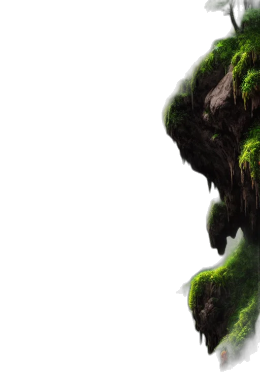 dragon, creature, tree, face transparent PNG cut-out