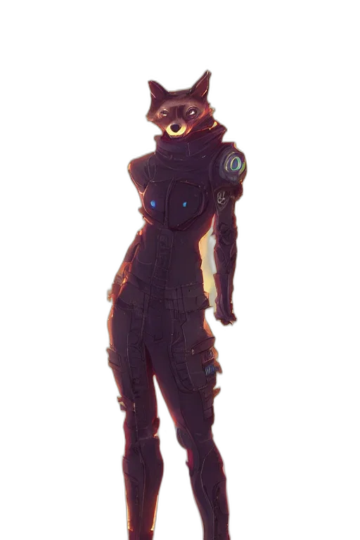 staff, mask, robot, jacket transparent PNG cut-out
