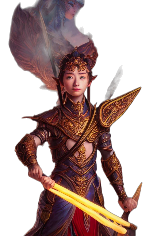 staff, sword, dragon, crown transparent PNG cut-out