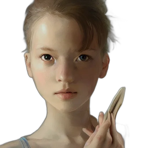 face, jewelry, staff, weapon transparent PNG cut-out