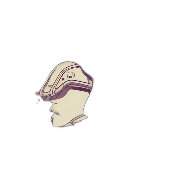 mask, robot, crown, face transparent PNG cut-out