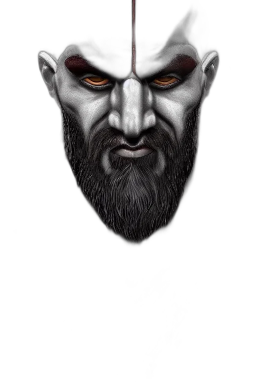face, mask, fantasy art, concept art transparent PNG cut-out