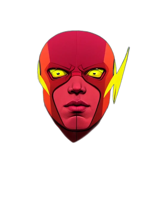 mask, face, comic book art, concept art transparent PNG cut-out
