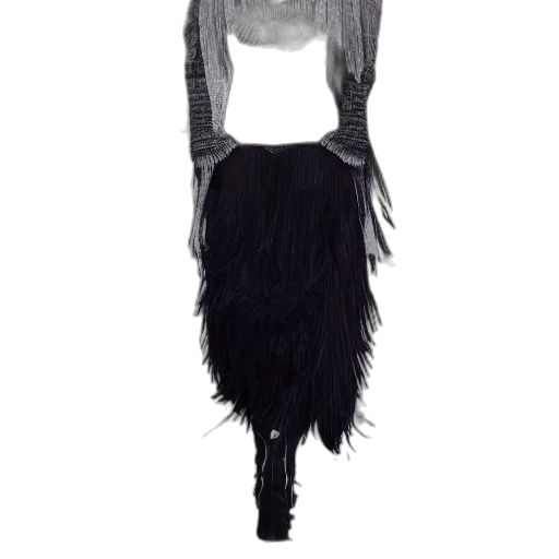dress, hair, jacket, mask transparent PNG cut-out