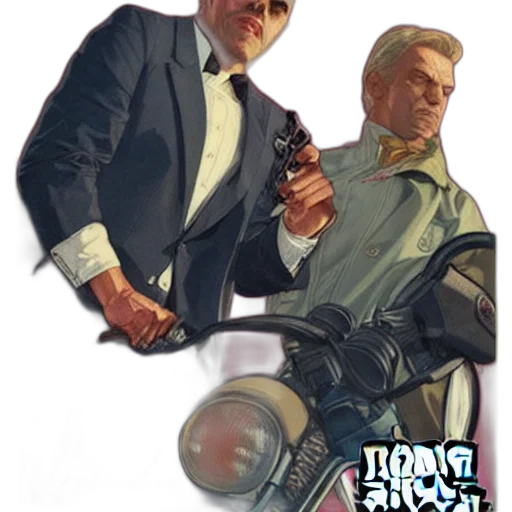 jacket, comic book art, concept art, cyberpunk transparent PNG cut-out