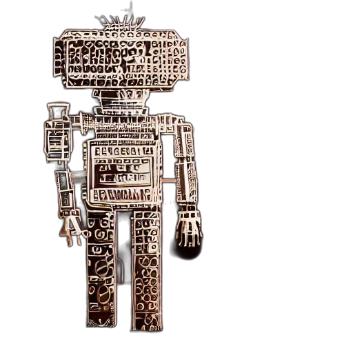 robot, jewelry, concept art, cyberpunk transparent PNG cut-out