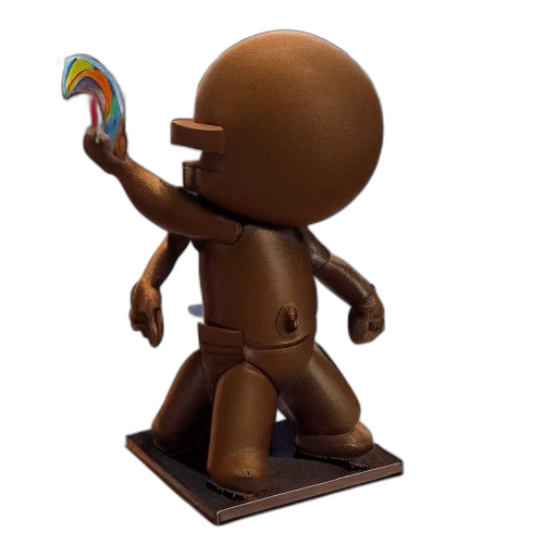 staff, 3d render, concept art, cartoon transparent PNG cut-out