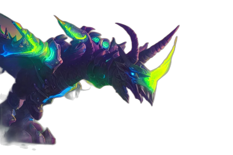 dragon, weapon, creature, staff transparent PNG cut-out