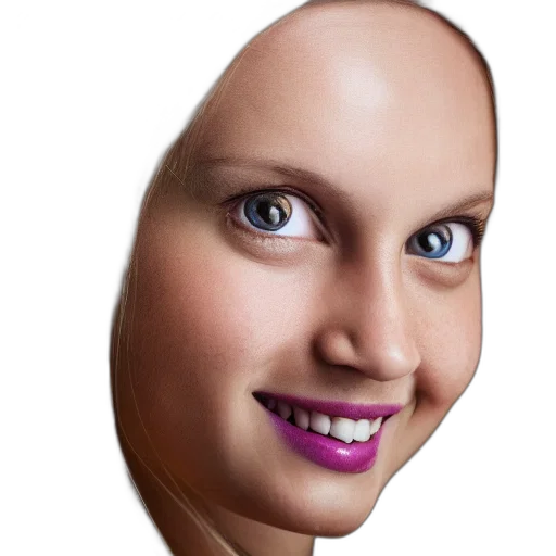 face, mask, robot, hair transparent PNG cut-out