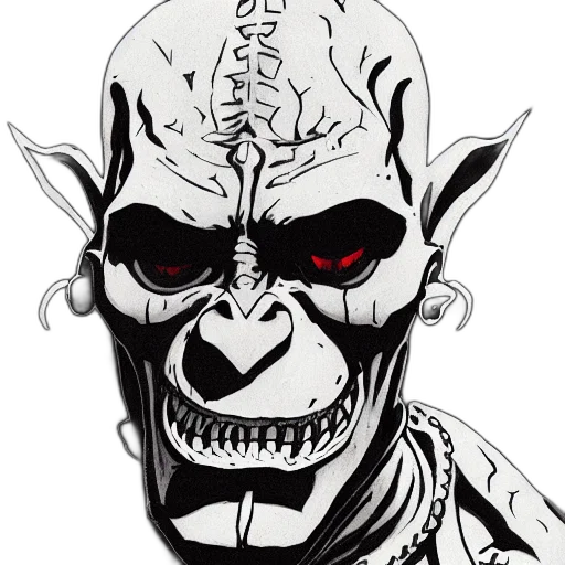 mask, face, comic book art, concept art transparent PNG cut-out