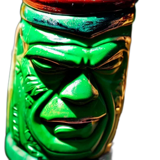 bottle, mask, face, crown transparent PNG cut-out