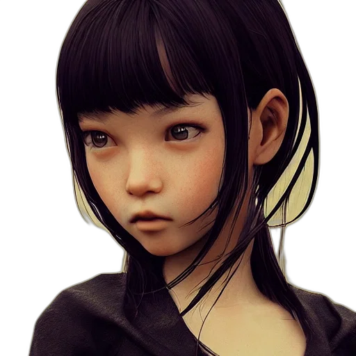 face, mask, creature, hair transparent PNG cut-out
