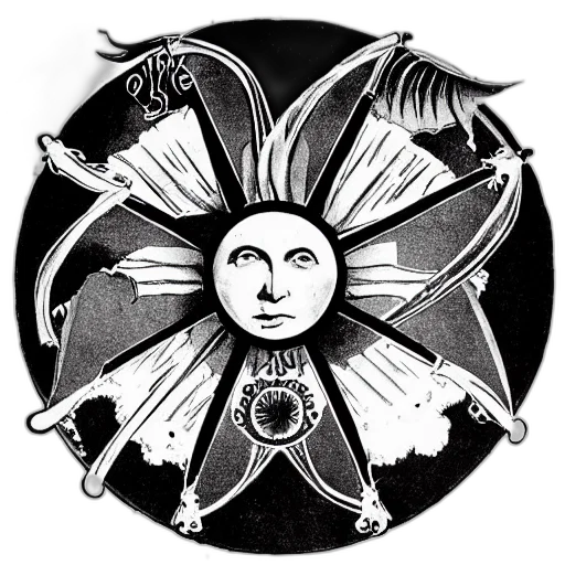 staff, crown, mask, umbrella transparent PNG cut-out