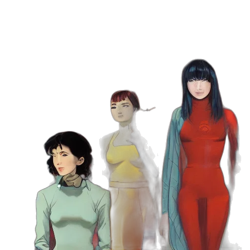 dress, robot, staff, concept art transparent PNG cut-out