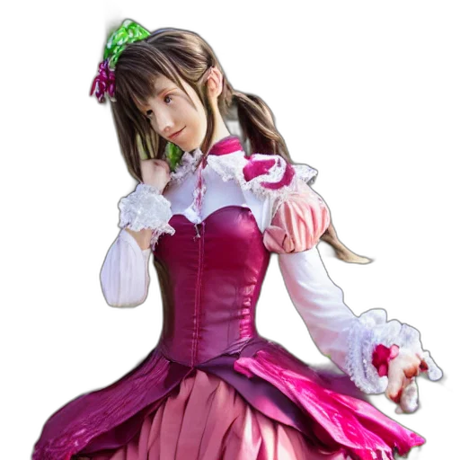 dress, 3d render, photorealistic, concept art transparent PNG cut-out