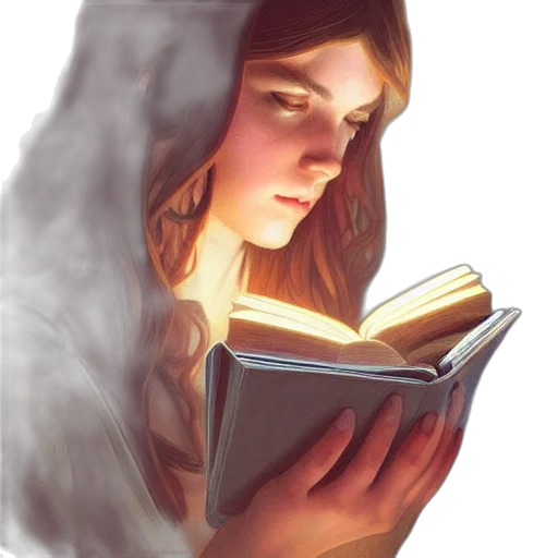face, hat, staff, fantasy art transparent PNG cut-out