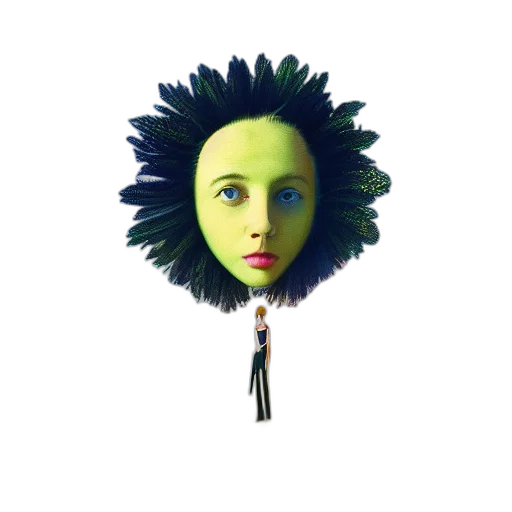 hair, crown, umbrella, mask transparent PNG cut-out