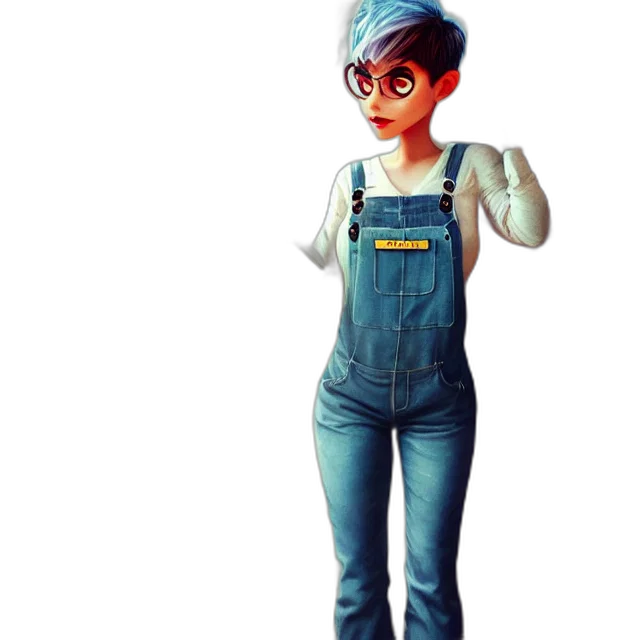 staff, robot, jacket, dress transparent PNG cut-out