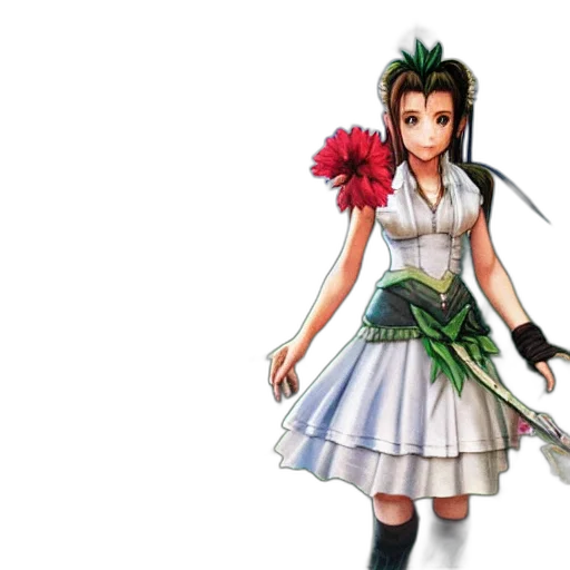 dress, weapon, 3d render, concept art transparent PNG cut-out