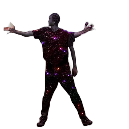 staff, jacket, robot, creature transparent PNG cut-out