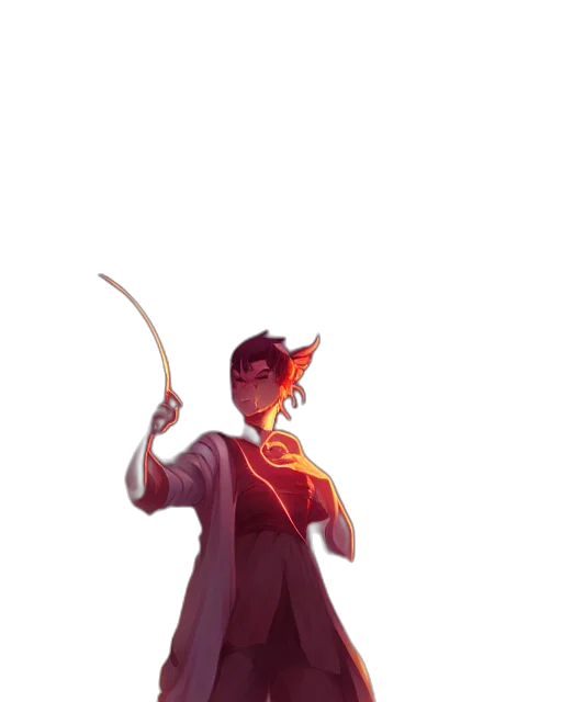 staff, jacket, sword, weapon transparent PNG cut-out