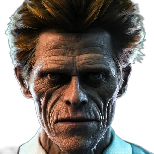 face, mask, creature, staff transparent PNG cut-out