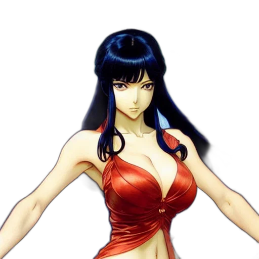dress, concept art, anime, fantasy art transparent PNG cut-out