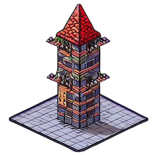 building, crown, hat, robot transparent PNG cut-out