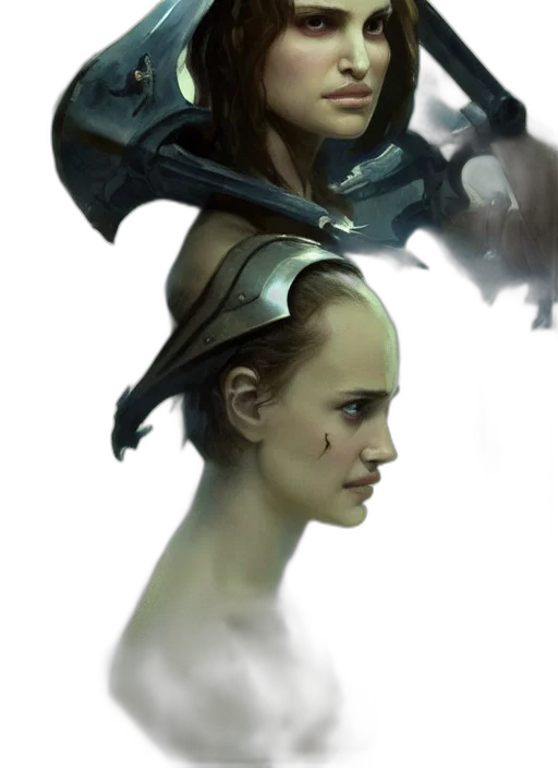 face, mask, crown, robot transparent PNG cut-out