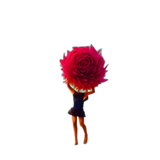 flower, umbrella, crown, hat transparent PNG cut-out