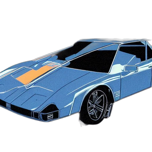 car, concept art, 3d render, comic book art transparent PNG cut-out